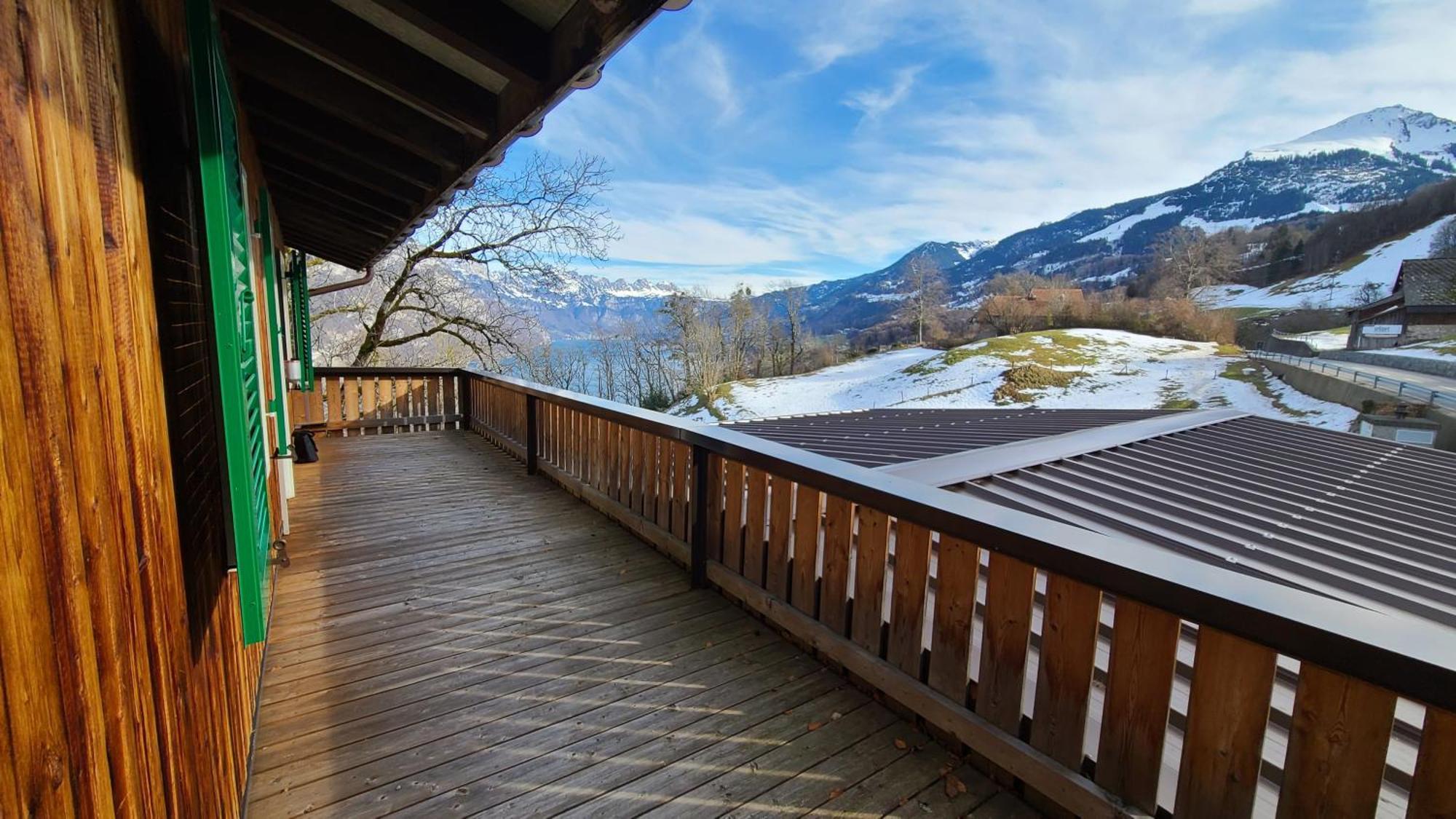 Hotel Cafe Seeblick Filzbach Exterior foto